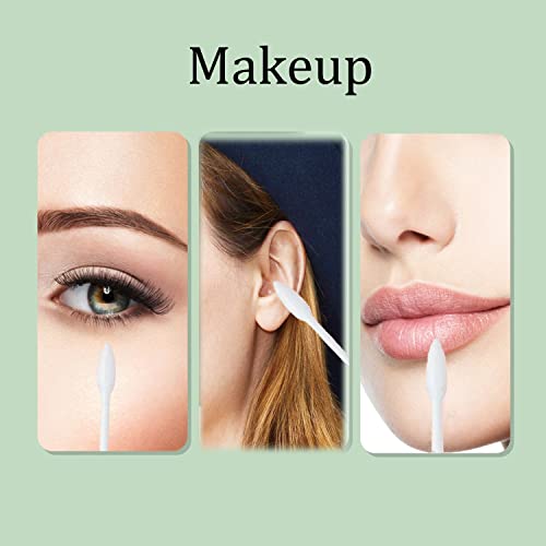 Double Precision Tips cotton swabs with Paper Stick, 600pcs - size: 600pcs（Pack of 2）