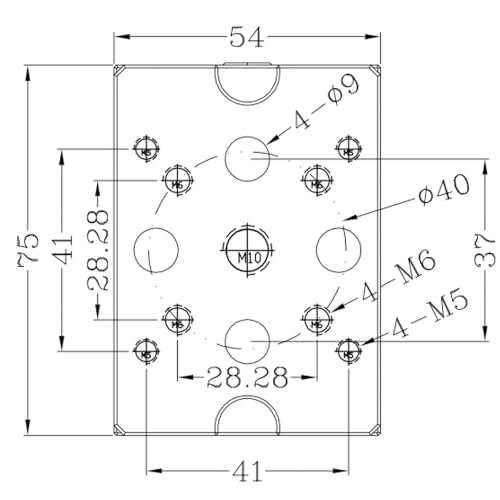 XinDian CNC Self-Centering Vise Precision Milling Machine Tool H54-8-55L - style: H54-8-55L
