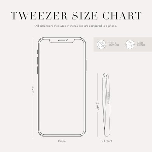 Tweezerman Slant Tweezer – Tweezerman Tweezers for Eyebrows Midnight Sky - color: Black