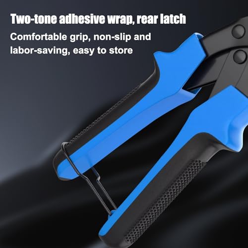 Diyife Professional Leather Hole Puncher, Punch Tool Kits for Belts, Blue - color: Blue