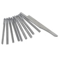 10 Pcs Tungsten Steel Carving Graver Knife, Jewelry Engraver Tools Engraving Cutting Bits for Pneumatic Impact Engraving Machine Jewelry Tool