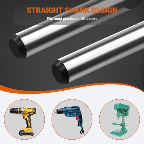 8-Pc Metric Brad Point Wood Drill Bit Set, High Carbon Steel 3-10mm - style: 8pc Carbon Steel