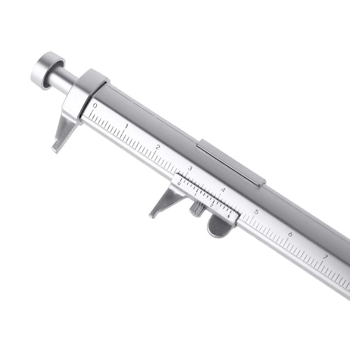 2Pcs Gel Pen Vernier Caliper, 10cm Metric Shock-Proof Measuring Tool, Multifunctional Caliper Vernier Caliper