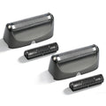 Grey Foil & Cutter Compatible with BaBylissPRO UVFOIL Single 2pcs - color: Grey-2pcs
