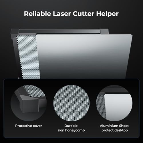 Honeycomb Laser Bed 500×500mm Honeycomb Working Panel for Heat Dissipation and Desktop-Protecting, Honeycomb Working Table with Aluminum Panel for Most Laser Cutter - size: Honeycomb 550