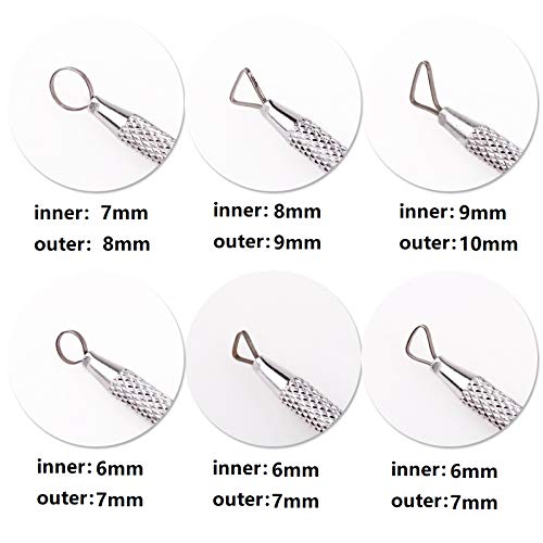 Zuoyou 6 Pcs Clay Pottery Sculpting ToolsSet Caving Craft Modelling Tools