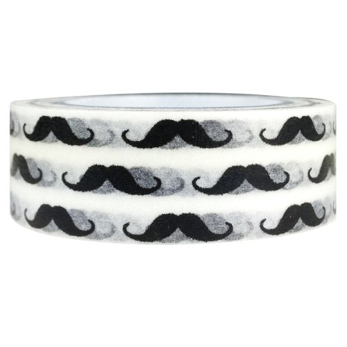 allydrew Colorful Patterns Japanese Washi Masking Tape - Mustaches - color: Mustaches
