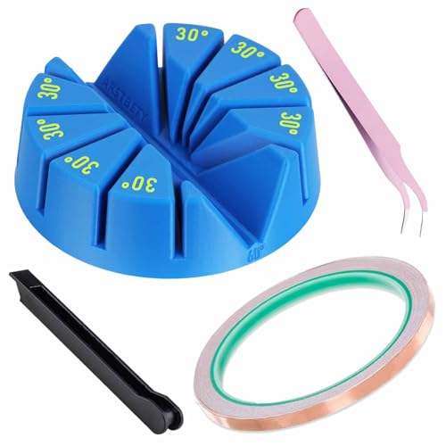 Stained Glass Multi Angle Soldering Jig with Hand Foiling Tool