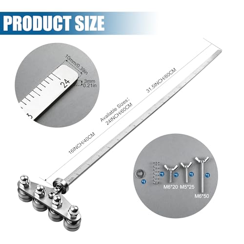 24" Positioning Calipers for Circular Saw, Adjustable Saw Guide - size: 24"