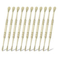 HARFINGTON 11pcs Wax Carving Tool 4.75" Double-Headed Stainless Steel Sculpture Tools Kit Modeling Engraving Sculpting Spoons for Clay Pottery Crafts Shaping, Gold Plated - color: Gold Plated