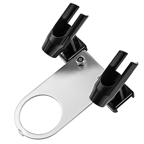 Uouteo Mini Airbrush Holder Stand Holds up to 2 Airbrush Guns - color: Silver