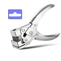IRISFLY Heavy Duty T Slot Hole Punch for ID Cards, Plastic, Cardstock, Cardboard & PVC