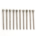 ILOVETOOL 5mm Diamond Ball Burrs Tools for Jewelry Making Gem Stone Pack of 20Pcs - size: Head 5.0mm (3/16")