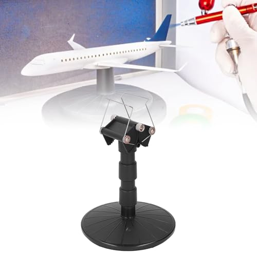 Spray Work Painting Stand, Turnable Painting Turn Table Stand with Adjustable Spring Width & Height Settings, Makes Airbrushing and Spray Painting Easy