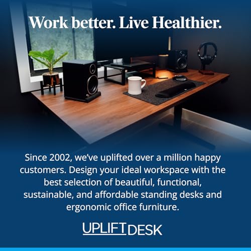 UPLIFTDESK E7 LED Desk Lamp with Clamp - 3 Color Mode Architect Desk Lamp - color: Silver Clamp Only