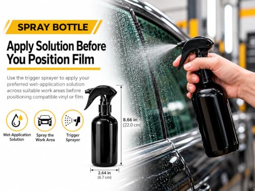 Vinyl Wrap Kit with 2000W Heat Gun, Car Wrap Kit and Window Tint Tools - color: yellow&black