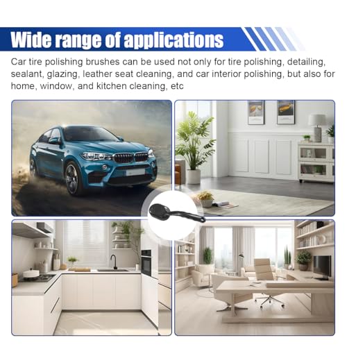 2PCS Tire Shine Applicator Brush, with High-Density Sponge