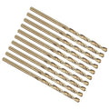 PATIKIL #40 Drill Bit Micro 4341 High-Speed Steel for Thin Metal 10 Pack - size: #40