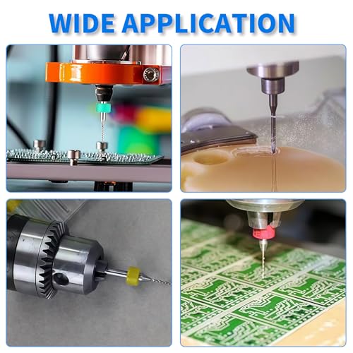 10PCS 1.6mm Tungsten Carbide Shank Micro Drill Bits for PCB - size: 1.6mm (CED)