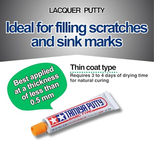 Epoxy Sculpting Putty (Quick Hardening Type) 87051・(High Density Type) 87052＆ Basic Type Putty 87053 & Putty Sticks Set & Sanding Sticks Set #120・#240・#600・#800・#1000