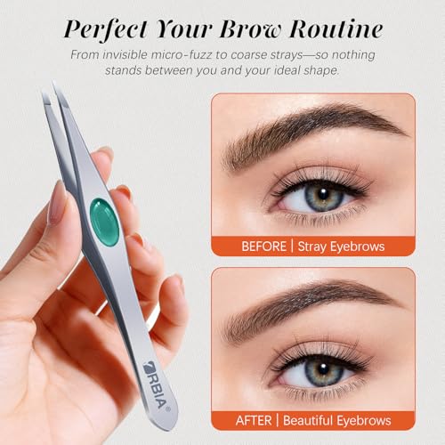Ultra-Precision High End Tweezers | Professional Plucker for Brows