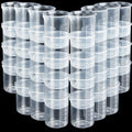 LEOBRO 50ml/1.7oz Epoxy Mixing Cups, 38PCS Graduated Epoxy Resin Cups, Pouring Cup, Plastic Beakers Measuring Cup for Resin, Epoxy, Paint
