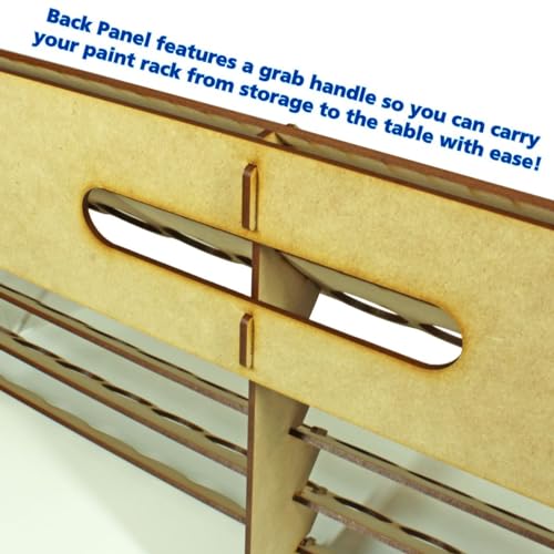 LITKO Paint Rack Storage Organizer | 35 Holes | Citadel Pots & Bottles - size: 70 Holes