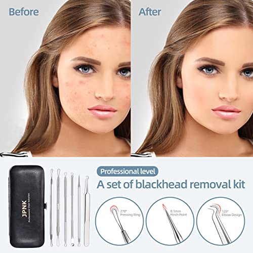 JPNK Blackhead Remover Comedone Extractor Acne Removal Kit.. - color: Silver