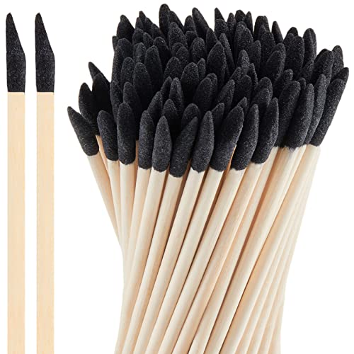 Honoson 100 Pack Sanding Sticks Matchsticks Fine Detailing