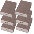 6 Pack 220 Grit Wet Dry Sanding Sponge Blocks, Washable Reusable Sandpaper Block for Wood Furniture Drywall Sheetrock Metal Pot Polishing - size: 220 Grit