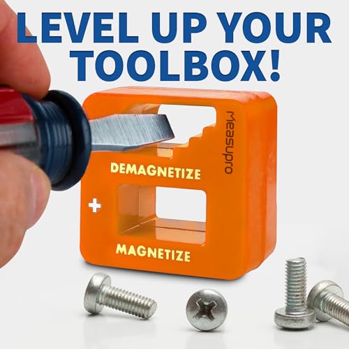 Magnetizer & Demagnetizer Tool, Green, Yellow & Orange, 3 Pack - color: Green, Orange, Yellow