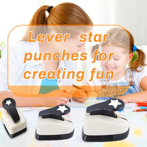 Star Hole Punch, Star Punch, Stars Paper Punches, 1'', 5/8'', 3/8'' Punches