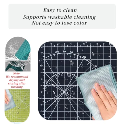 A5 Self-Healing Cutting Mat, Small Cutting Mat, Professional Double Sided Durable Cuttings Mats, Great for Hop Scrapbooking, Quilting, Fabric, Sewing Craft Projects (Black, A5) - color: Black