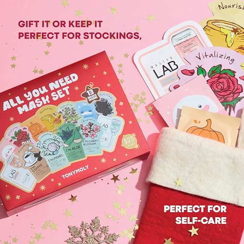 TONYMOLY All You Need Mask Set for Hydration and Radiance, Korean Skincare - style: 2025 All You Need Set
