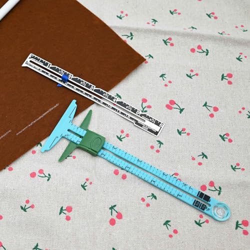 Sewing Gauge Sewing Measuring Tool, 5-in-1 Sliding Gauge Measuring Sewing Ruler