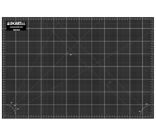 Proartek PK00012 Model GBM4060 Series 40" x 60" Professional Cutting Mat; Double-Sided Green/Black; Self-Healing; For Graphic Arts, Hobbies, Sewing, Scrapbooking, and other Cutting Projects - size: 60"L x 40"W
