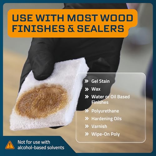 MāKRS Stain Pad Original, Wood Finish Applicators, 2-Pack - size: 2 Pads, style: Original