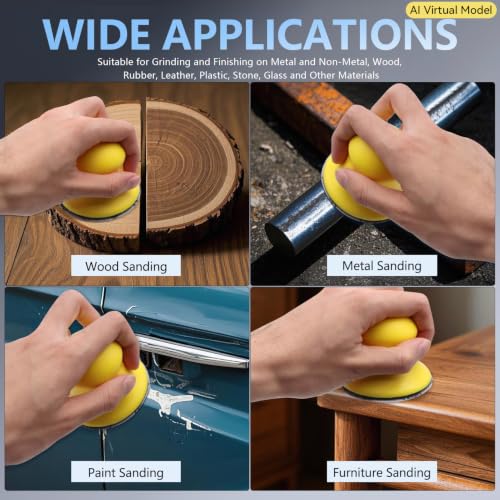 VIBRATITE 40PCS 3 Inch Wet Dry Sanding Discs, 80-7000 Grit - size: 3 Inch