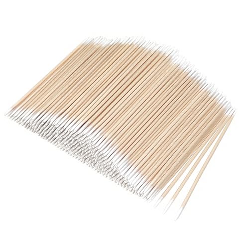 600 Dual-Tip Pointed Cotton Swabs for Nails and Makeup - color: 600 Dual-tip