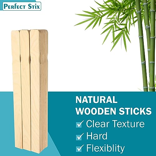 14" Wooden Paint Paddles - Mixing Sticks -Epoxy Stirrers- Pack of 100ct - size: 14"-Pack of 100ct