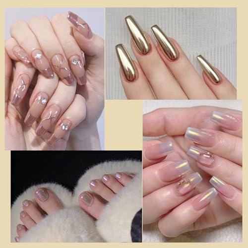 Artdone 16 Jars Chrome Nail Powder Nail Art Fimo 1g/Jar White Pearl - color: White Pearl