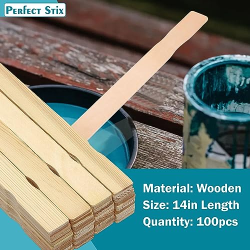 Perfect Stix - PS-Paint 14-100 14" Paint Paddles- Pack of 100ct - color: 14" Paint Paddles