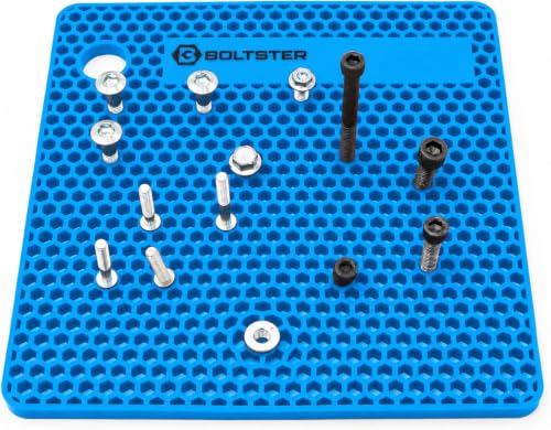 Boltster Original Silicone Fastener Organizer Tray, Blue - color: Blue