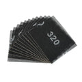 SCOTTCHEN Sanding Mesh 1/4 Sheet (12pcs) 5.5" x 4.5" for Palm Sanders Sheets 320 Grit - size: 1/4 Sheet: 5.5"x 4.5", style: #320