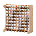 Large Capacity Plastic Model Tool Storage Paint Rack - Holds 72 Pieces, Compatible with Vallejo Modular Paint Rack, MDF Material, GK12 - size: 72 Holes Vallejo
