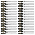 60Pack T-Shank Contractor Jigsaw Blades for Wood, T101AO 3.2 Inch 20 TPI - style: 60Pcs-T101AO
