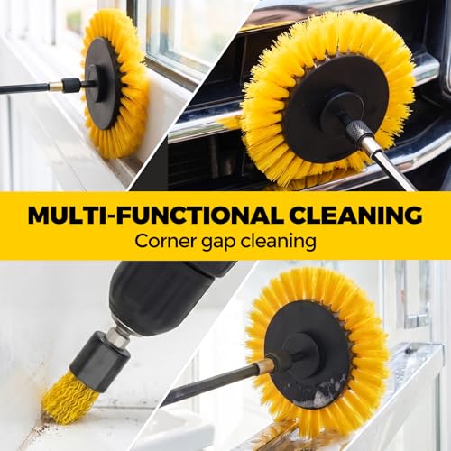 Holikme 20 Pack Drill Brush Set with Soft Detail Brush and Cleaning Cloth