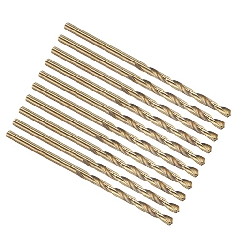 PATIKIL #41 Drill Bit Micro 4341 High-Speed Steel for Thin Metal 10 Pack - size: #41