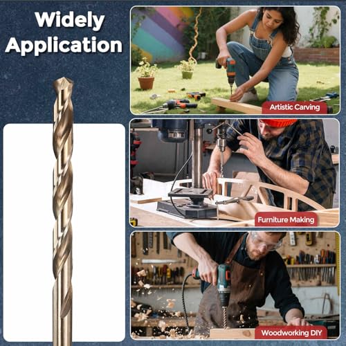 5pcs Micro Drill Bit #44 Diameter 2.184mm 4341 HSS for Soft Metal - size: #44
