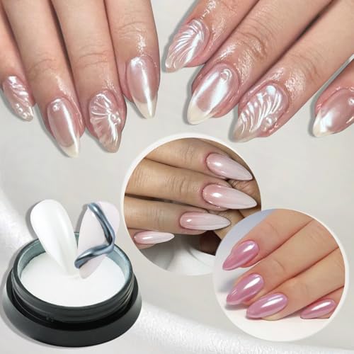 Fcozpjk 24 Colors Chrome Nail Powder Set Metallic Mirror Effect for Nails - color: Chrome Set